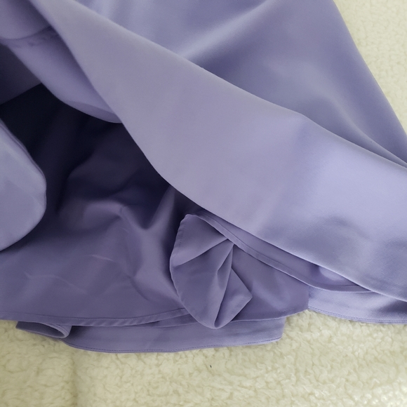 Elizabeth and James Lavender Clarissa Stretch Crepe Fit & Flare Mini Dress Sz 2 - Picture 13 of 14